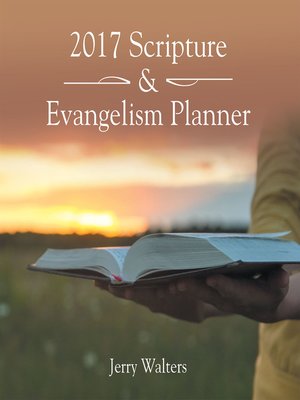 cover image of 2017 Scripture & Evangelism Planner